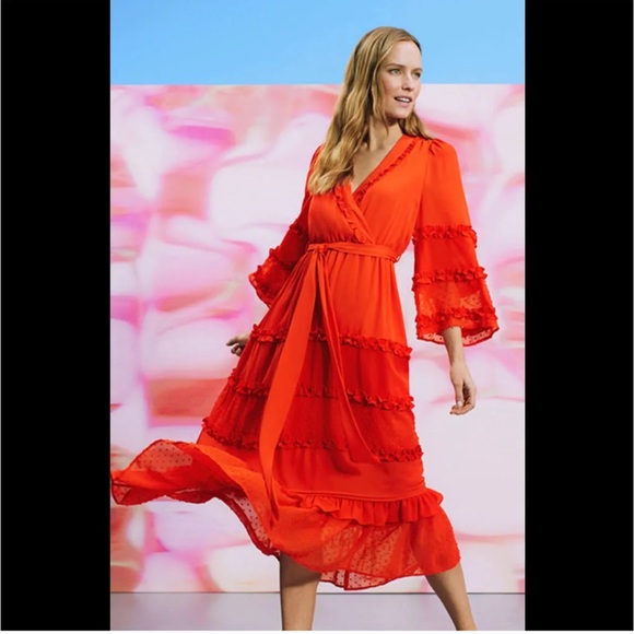 Alexis Dresses Alexis X Target Angel Sleeve Tiered Ruffle Dress | Size XXS (NWT) - Picture 1 of 14